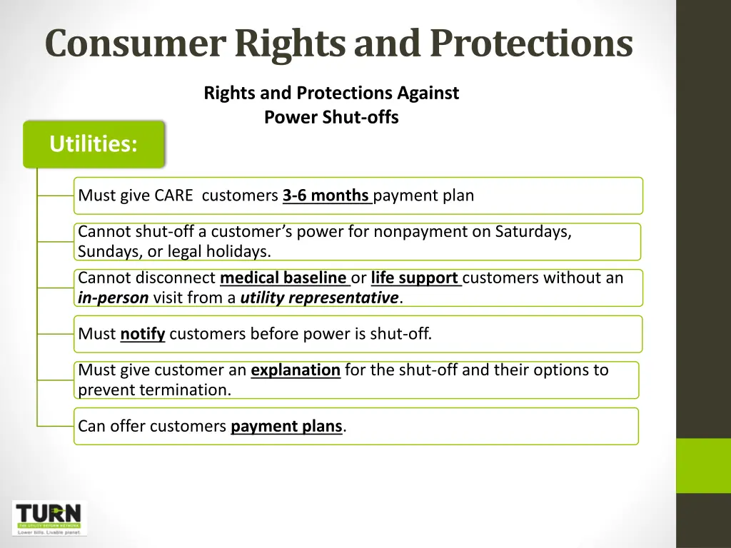 consumer rights and protections