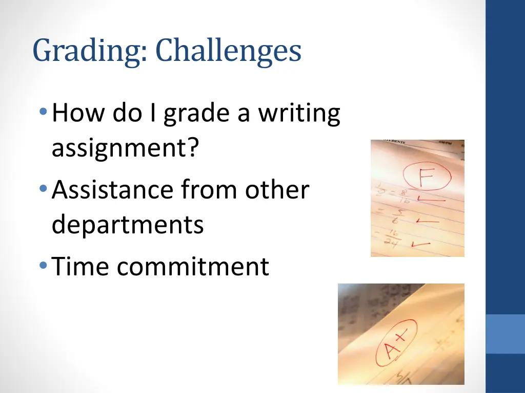 grading challenges