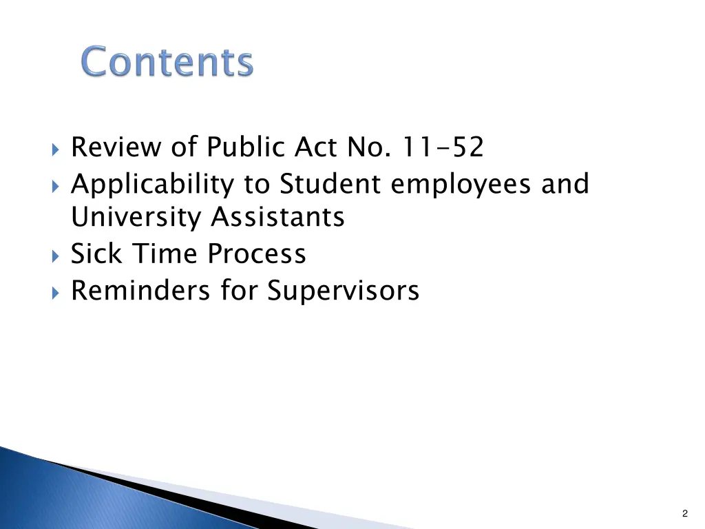 review of public act no 11 52 applicability