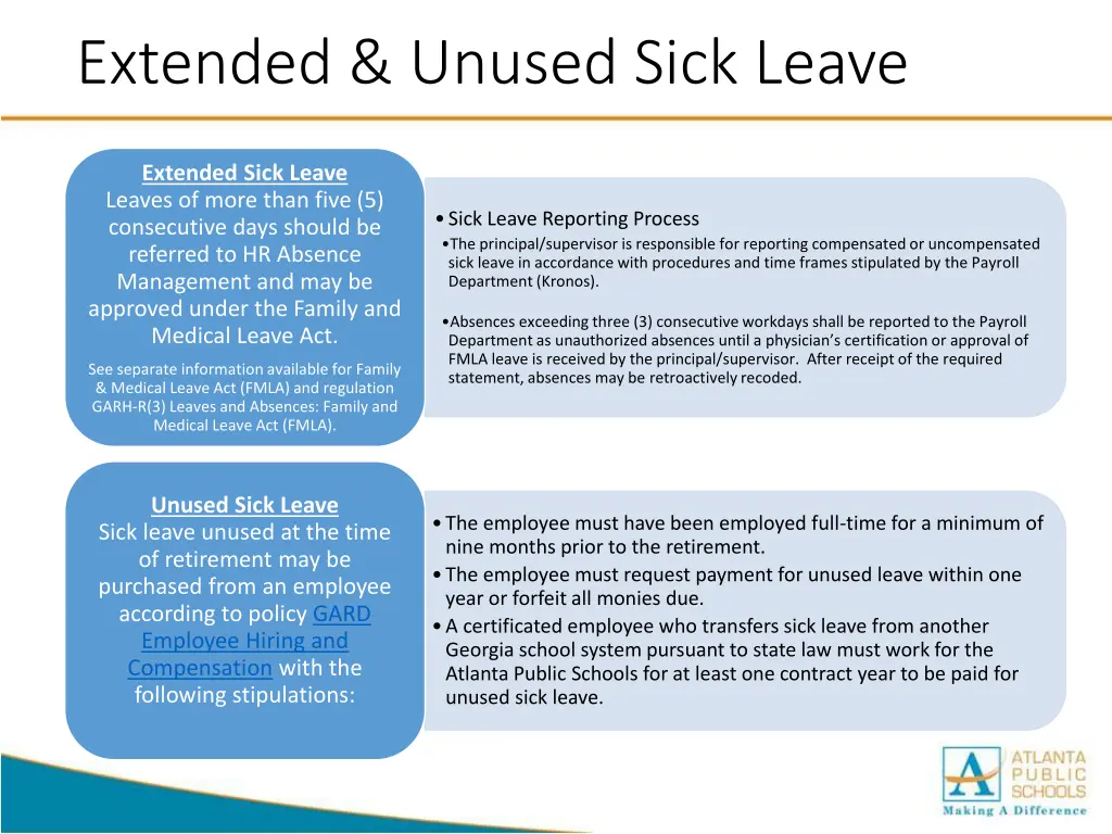 extended unused sick leave