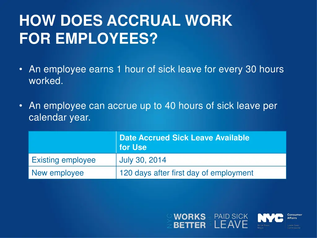 how does accrual work for employees