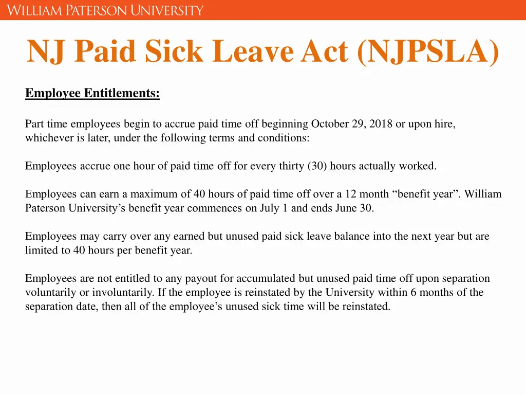 nj paid sick leave act njpsla