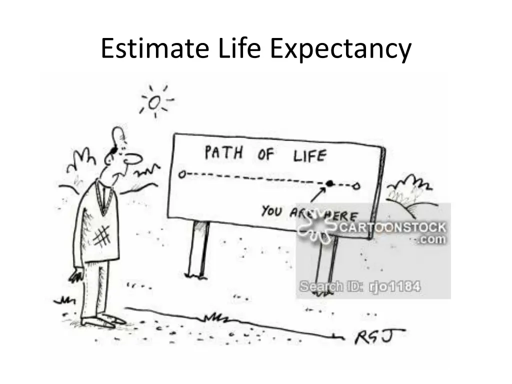 estimate life expectancy