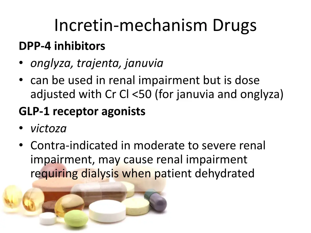 incretin mechanism drugs dpp 4 inhibitors onglyza