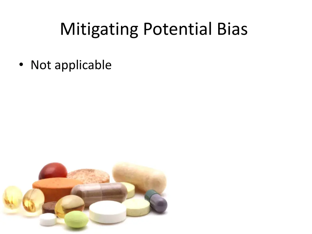 mitigating potential bias