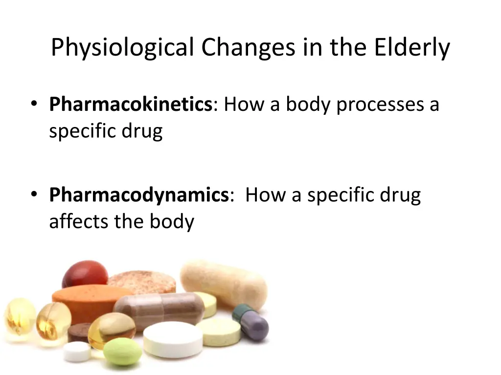 physiological changes in the elderly