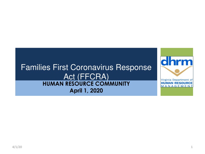 families first coronavirus response act ffcra