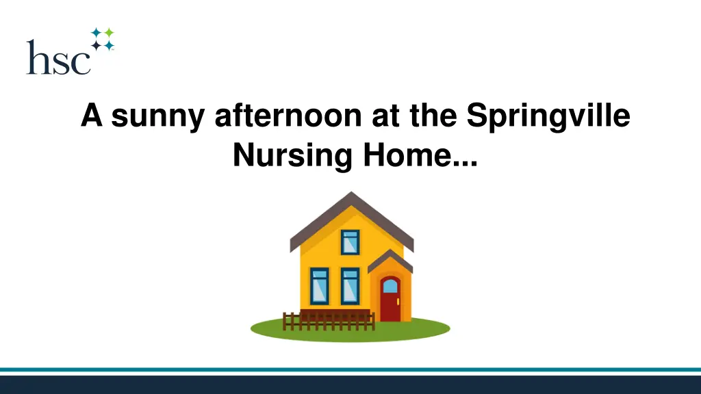 a sunny afternoon at the springville nursing home