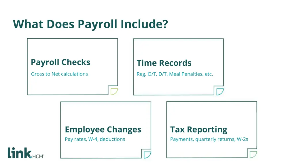 what does payroll include