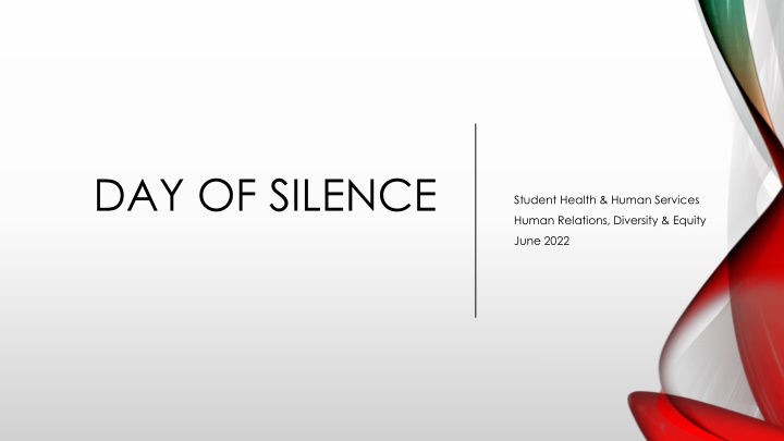 day of silence