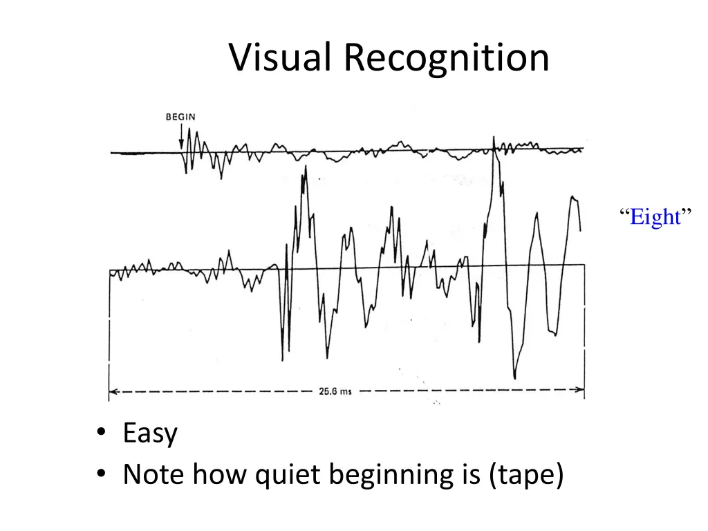 visual recognition