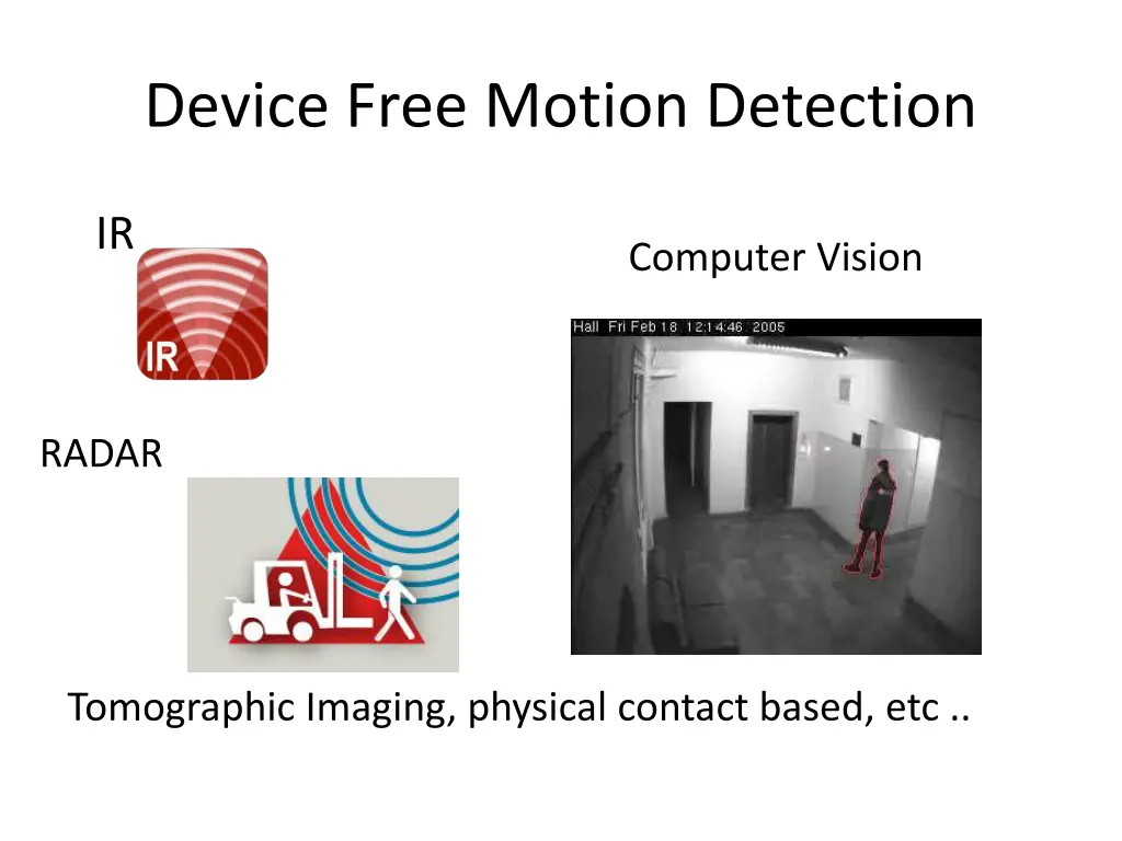 device free motion detection