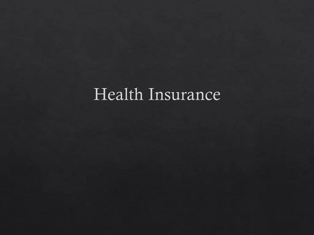 health insurance