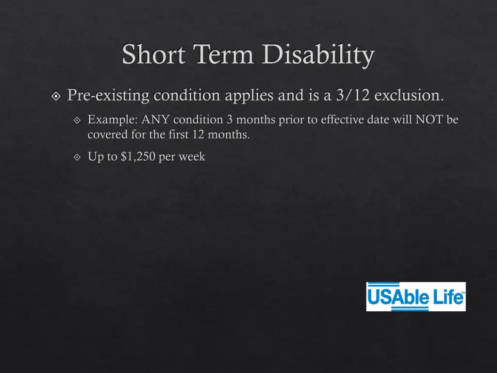 short term disability