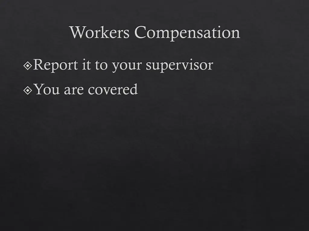 workers compensation