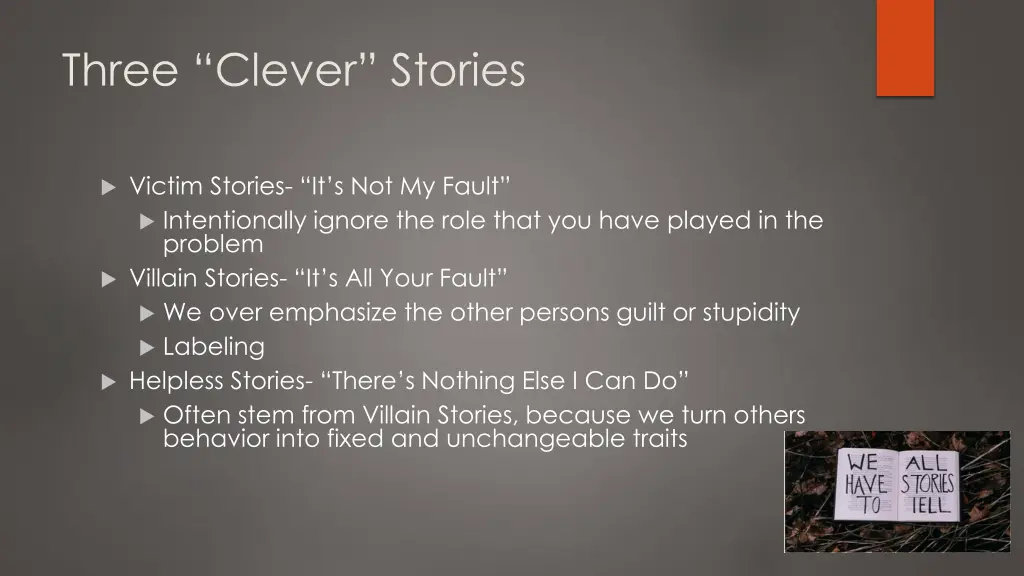 three clever stories