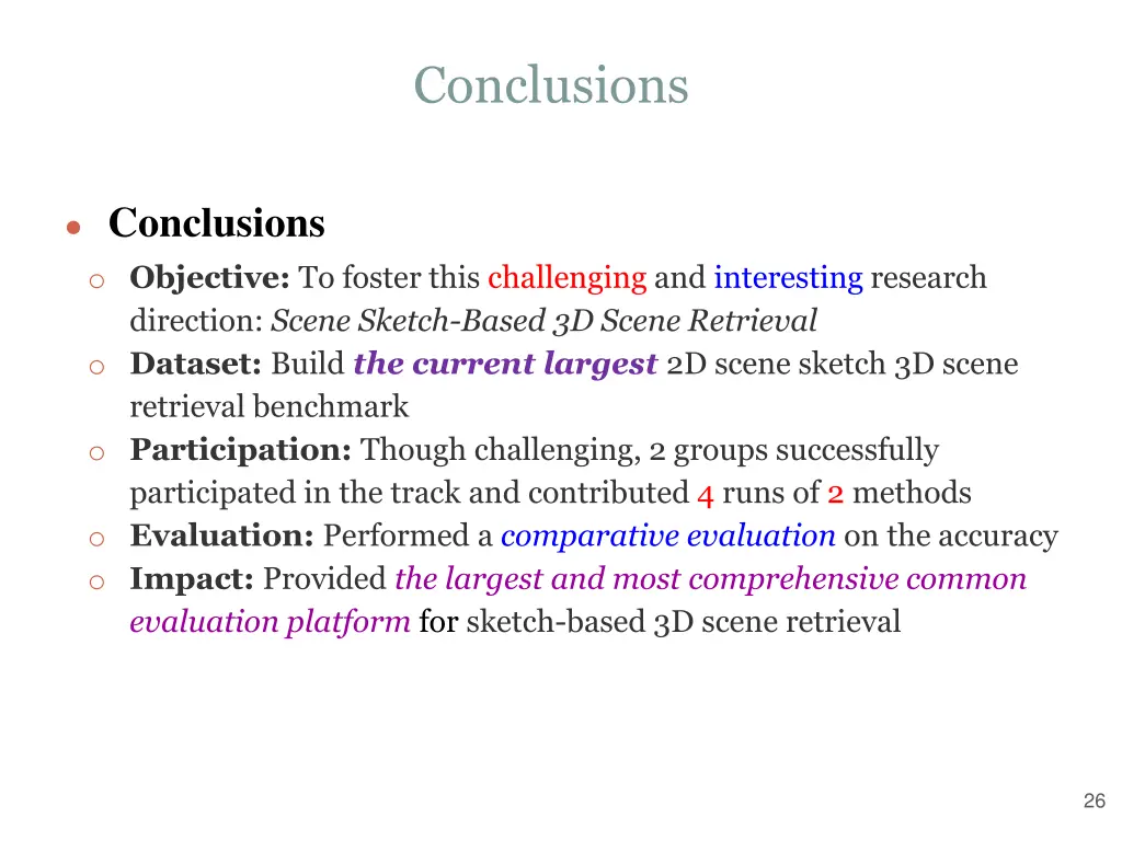 conclusions