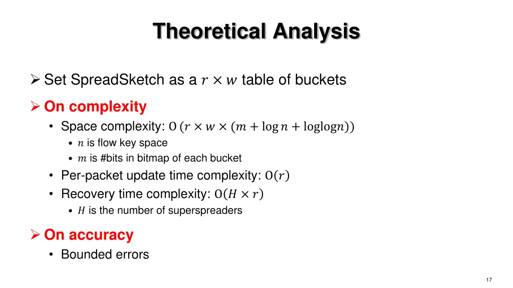 theoretical analysis