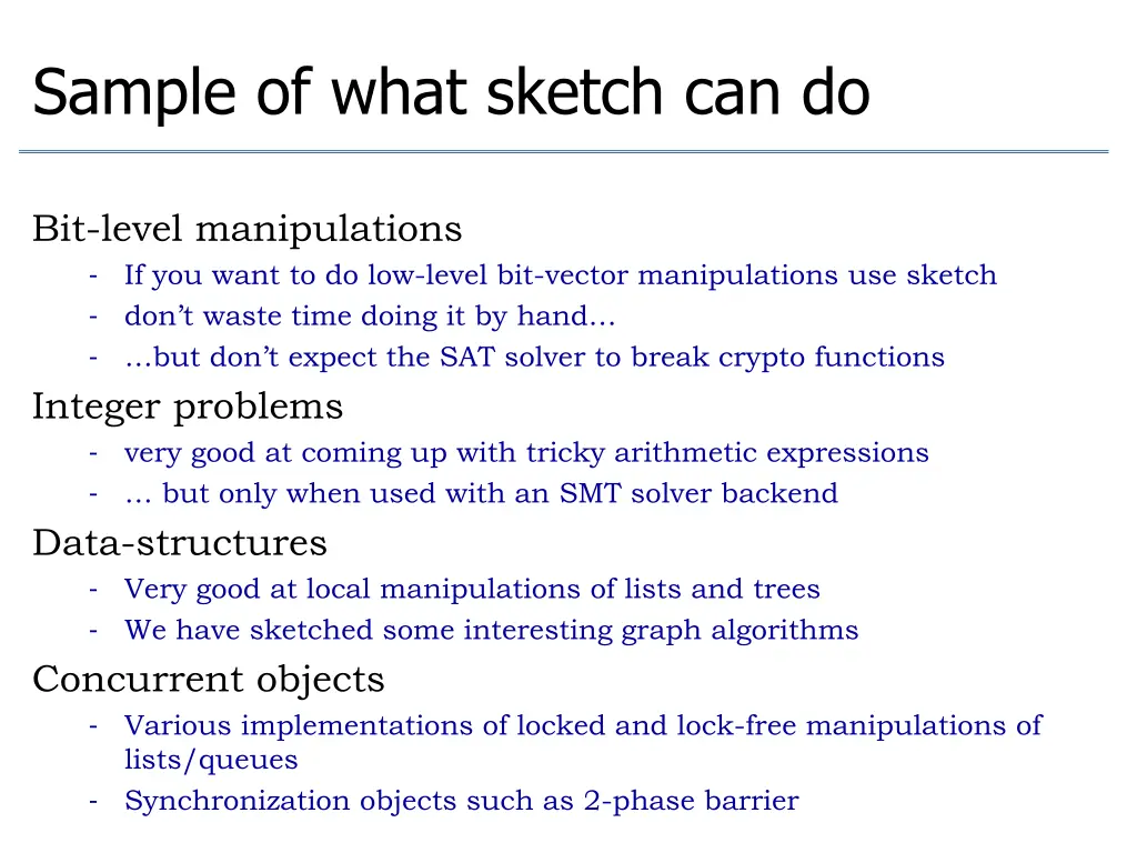 sample of what sketch can do