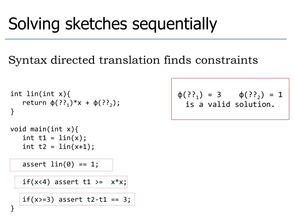 solving sketches sequentially 1