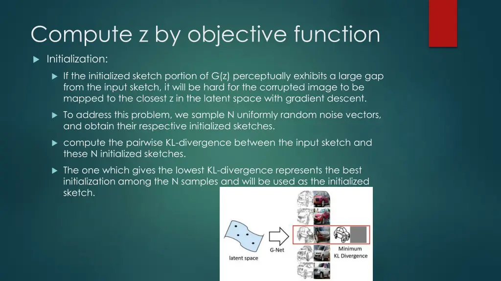 compute z by objective function 3