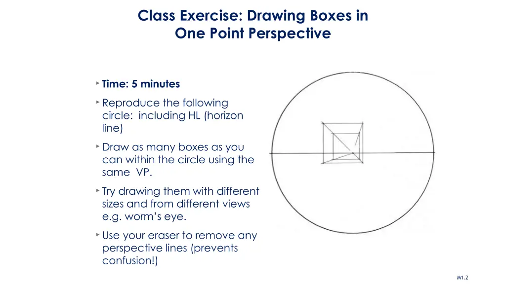 class exercise drawing boxes in one point