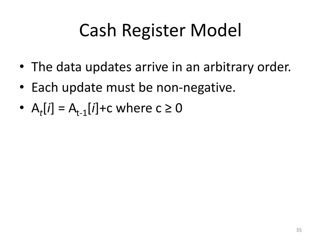 cash register model