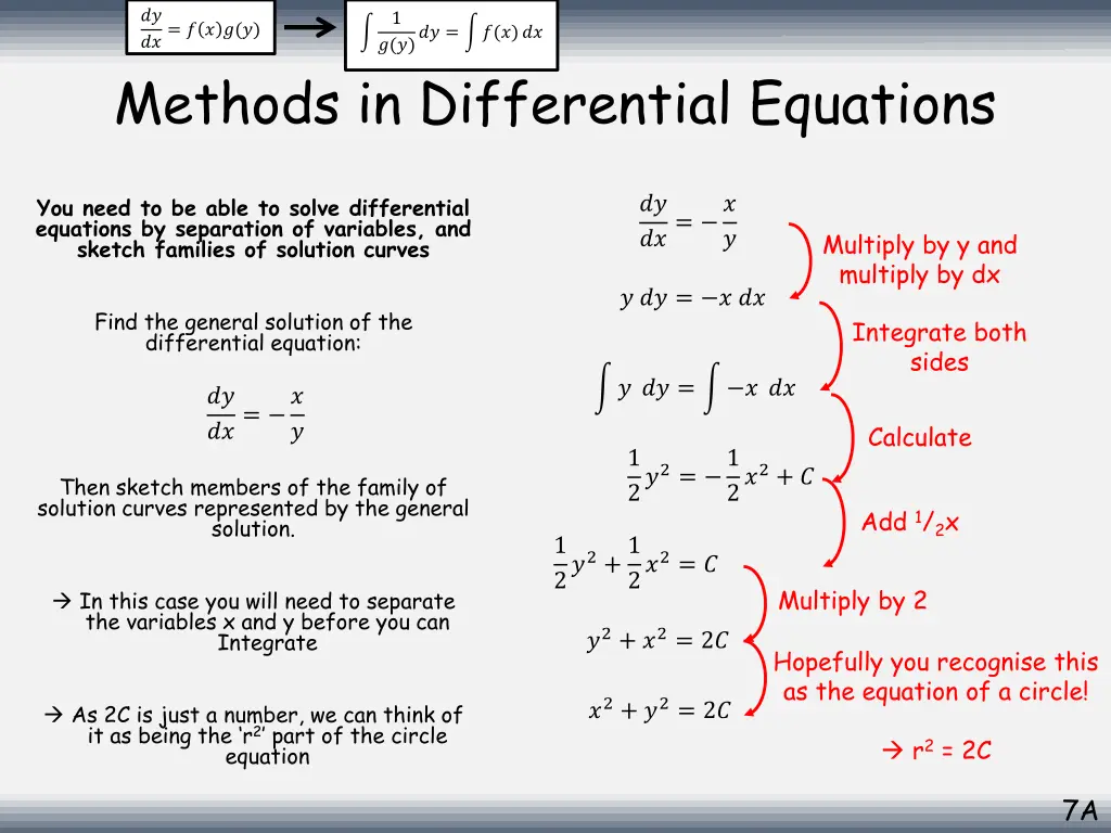 methods in differential equations 2