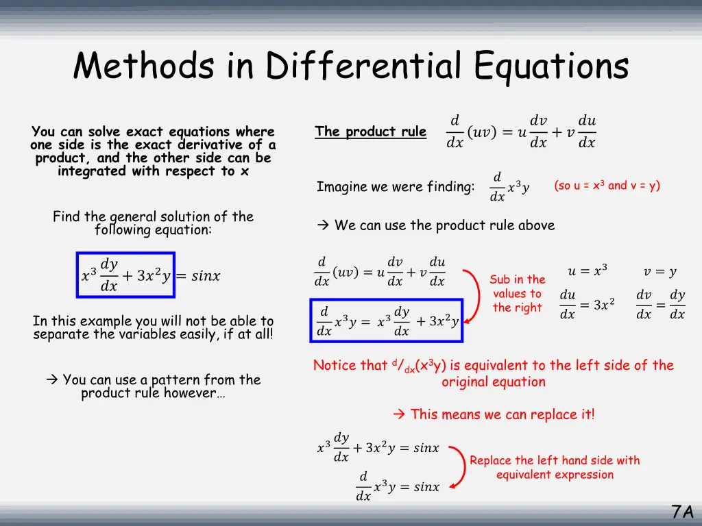 methods in differential equations 8