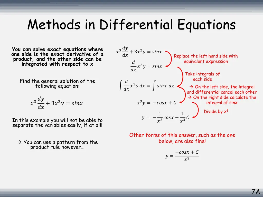 methods in differential equations 9