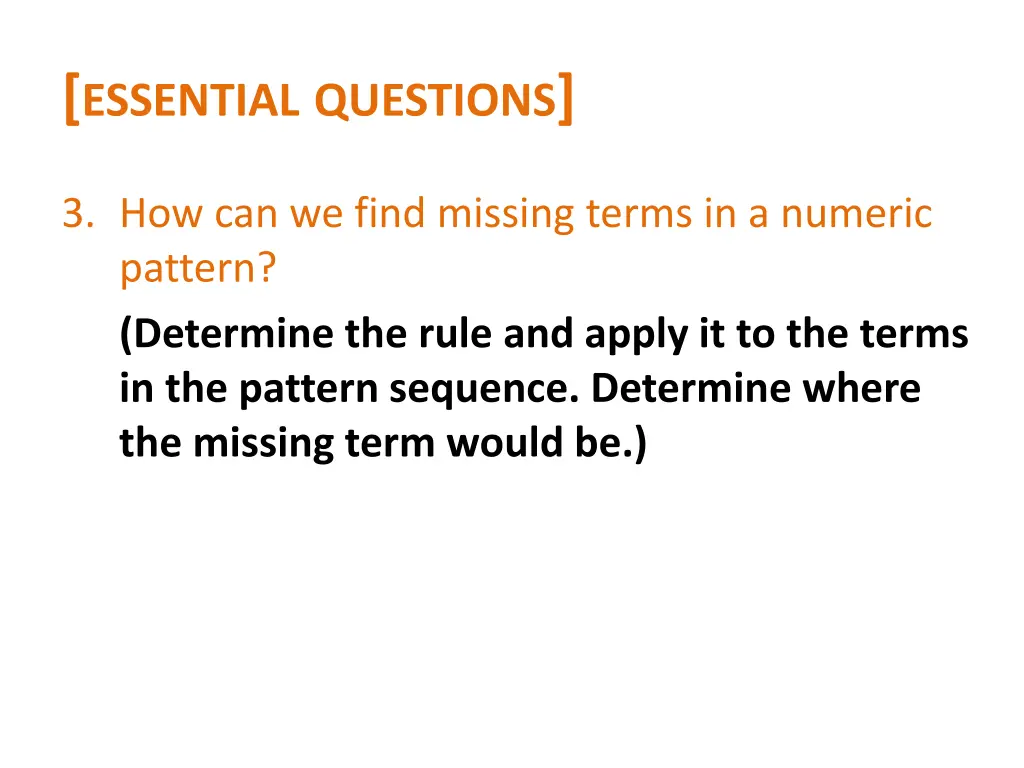 essential questions 3