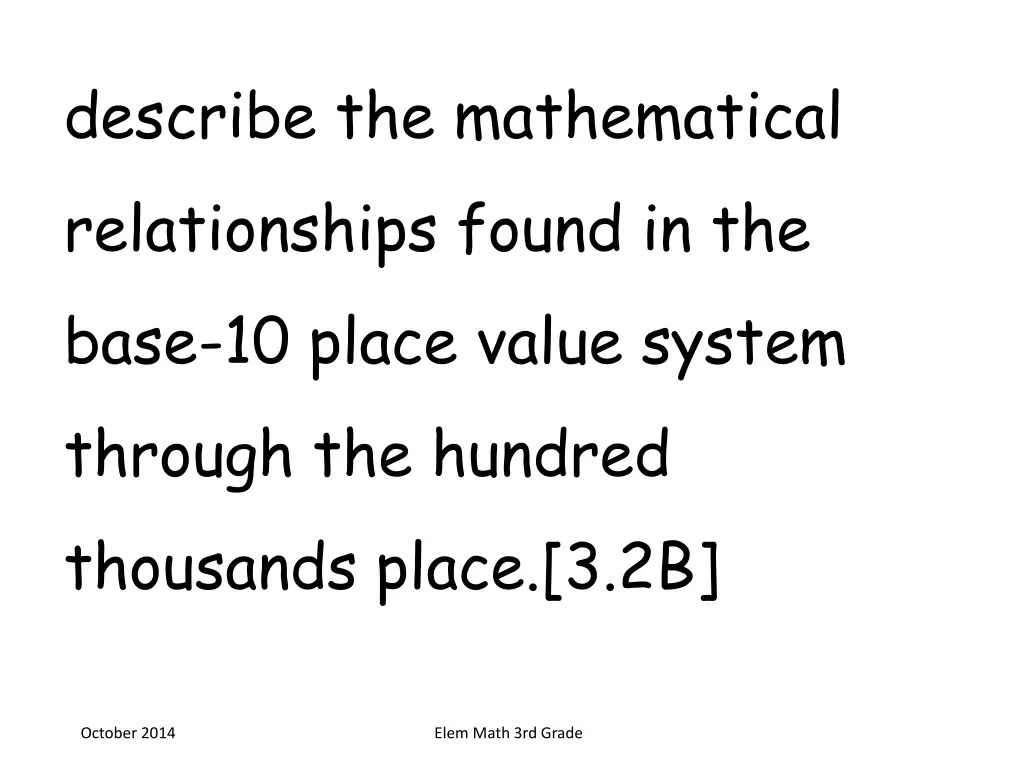 describe the mathematical relationships found