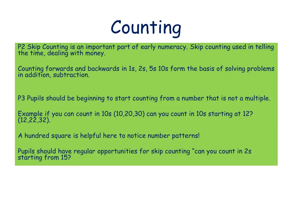 counting