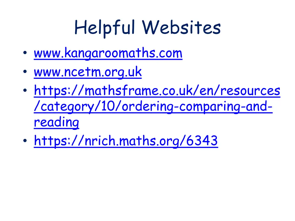 helpful websites www kangaroomaths com www ncetm