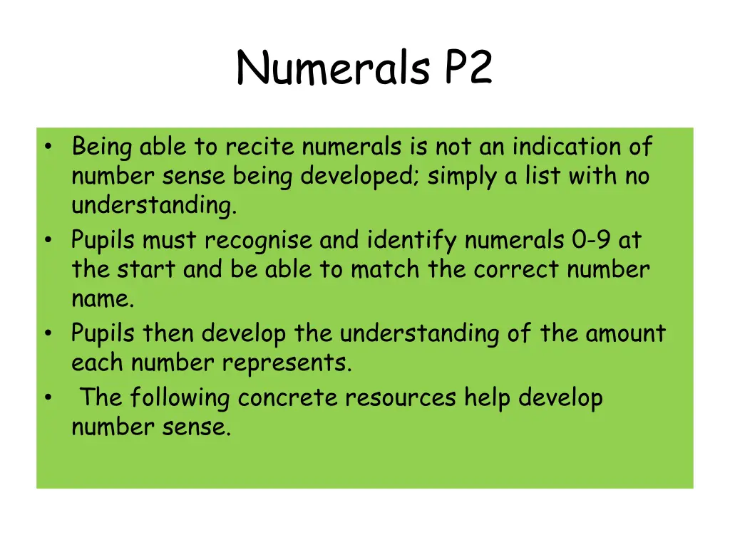 numerals p2