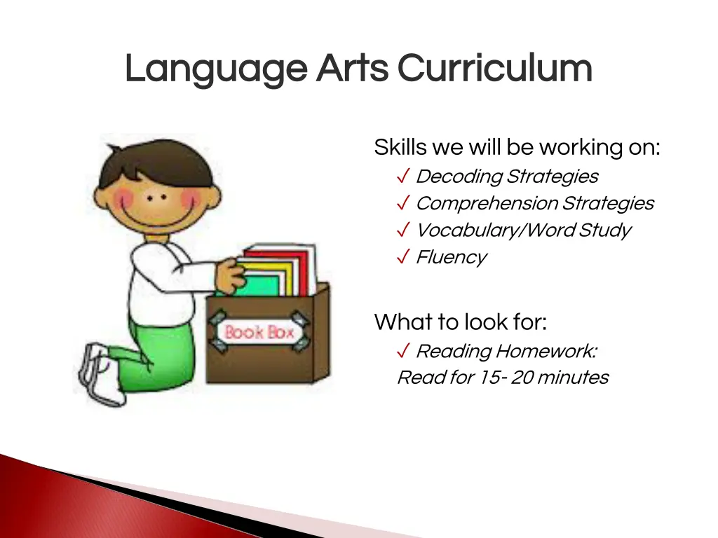 language arts curriculum language arts curriculum