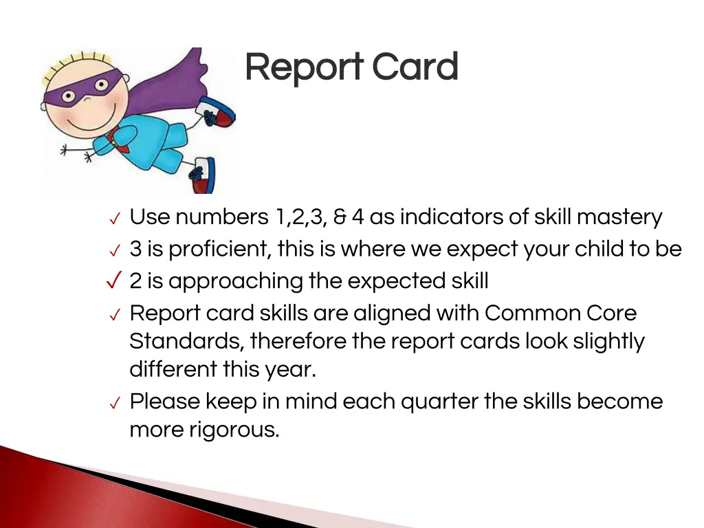 report card report card