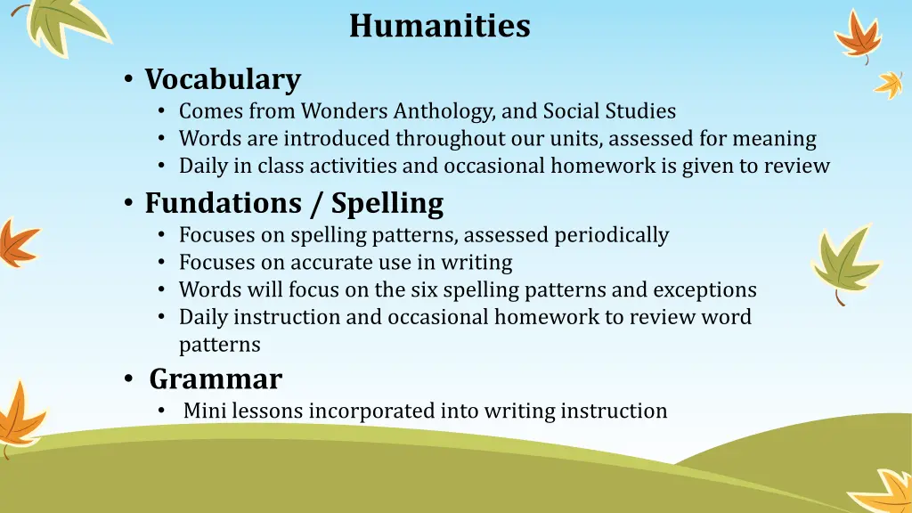 humanities 1