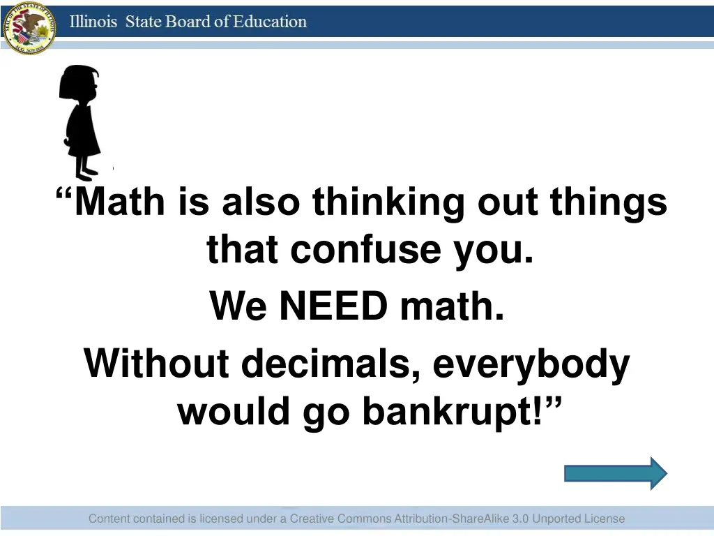 math is also thinking out things that confuse