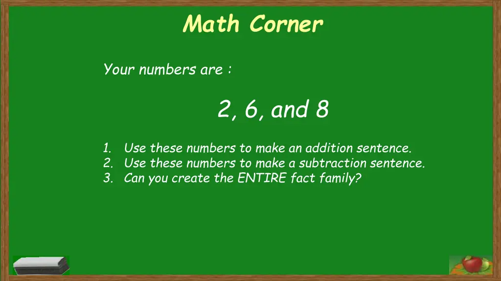 math corner 12