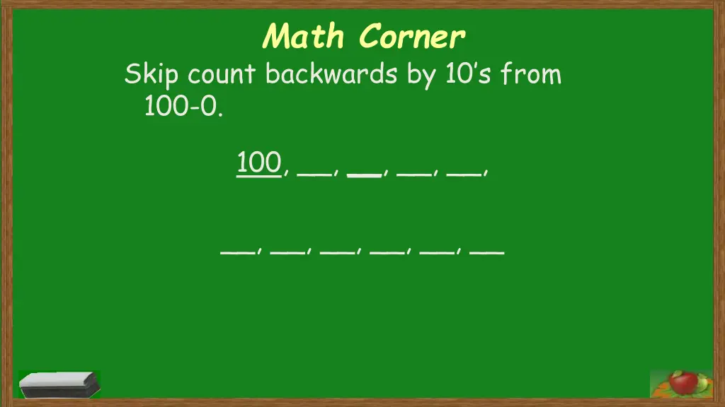 math corner 4