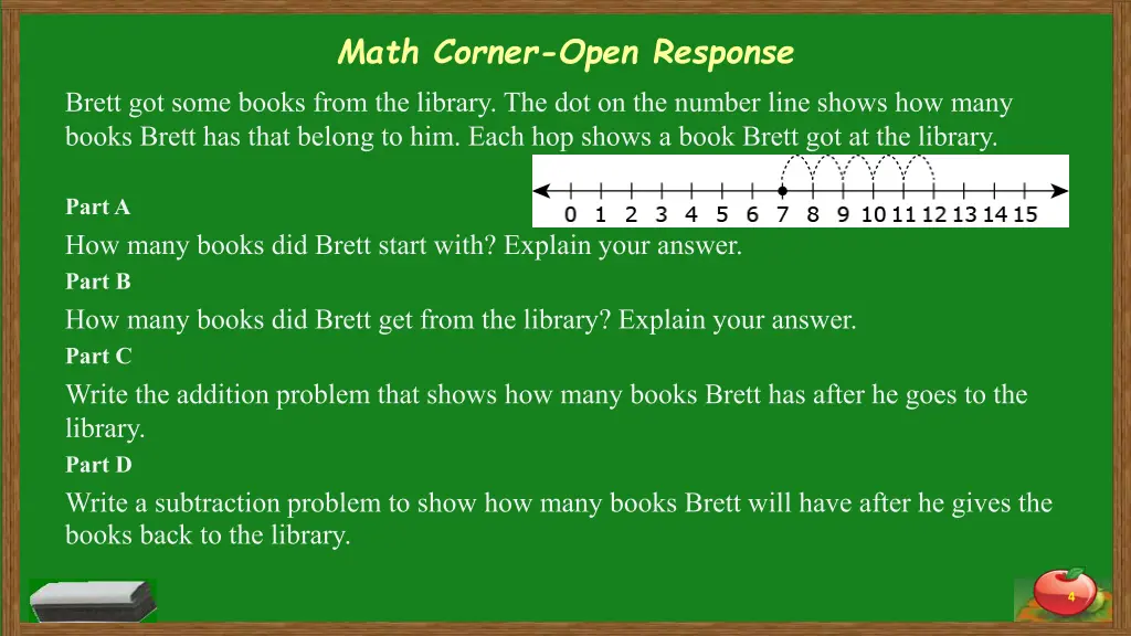 math corner open response