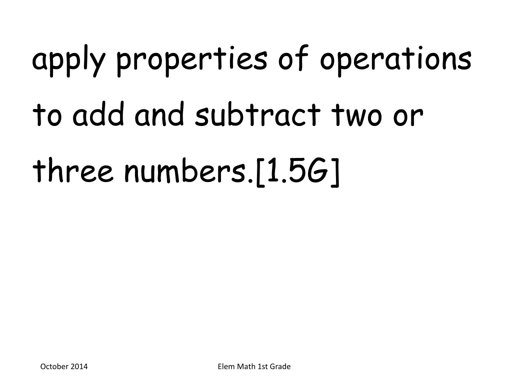 apply properties of operations