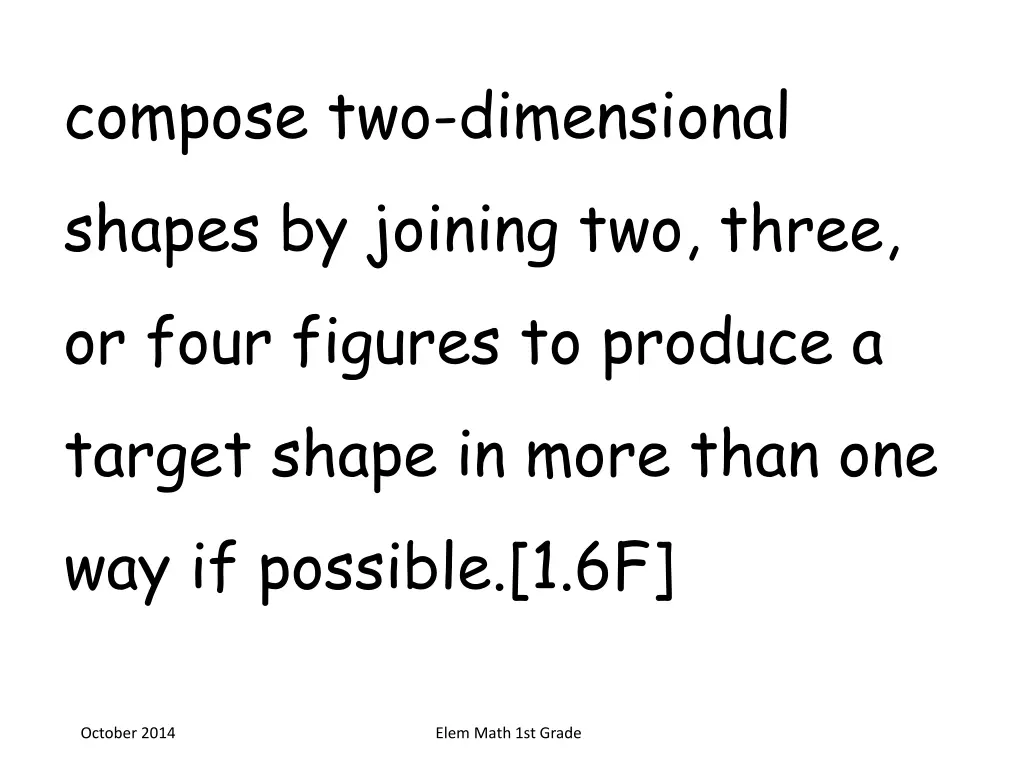 compose two dimensional shapes by joining