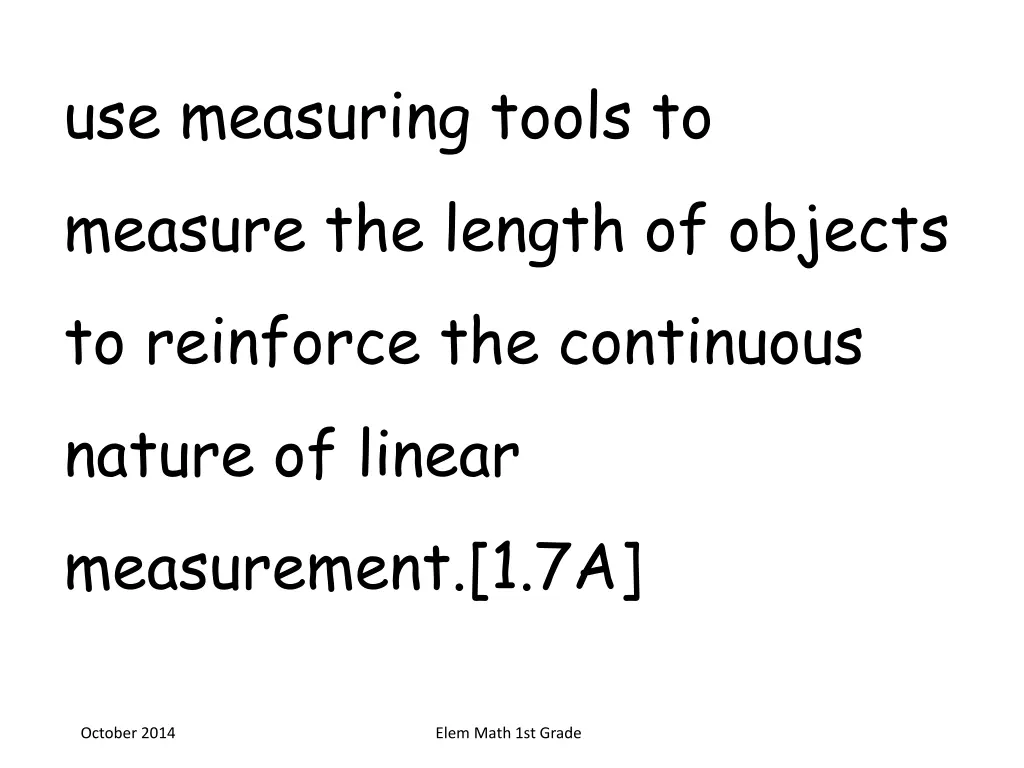 use measuring tools to measure the length