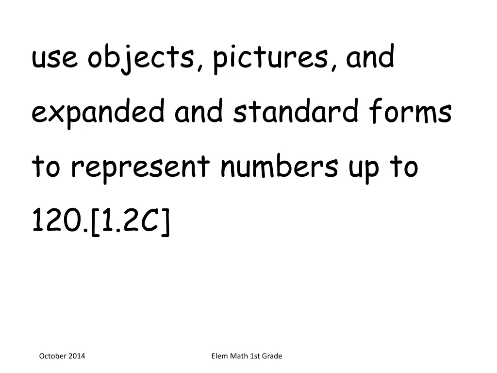 use objects pictures and expanded and standard