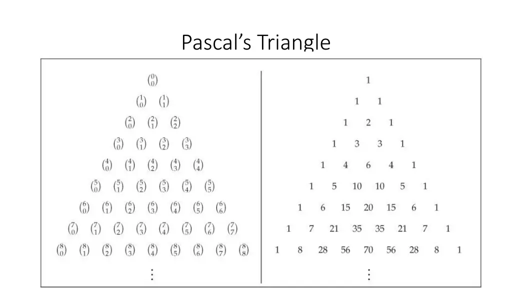 pascal s triangle