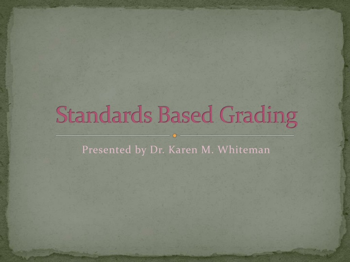 standards based grading