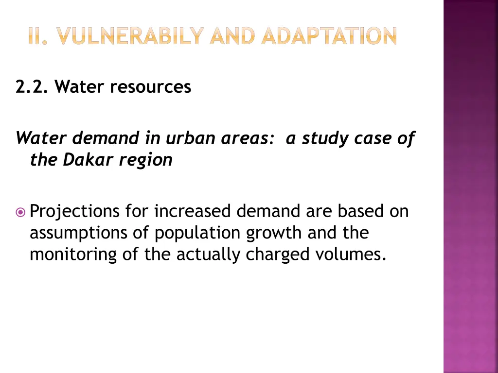 ii vulnerabily and adaptation 1