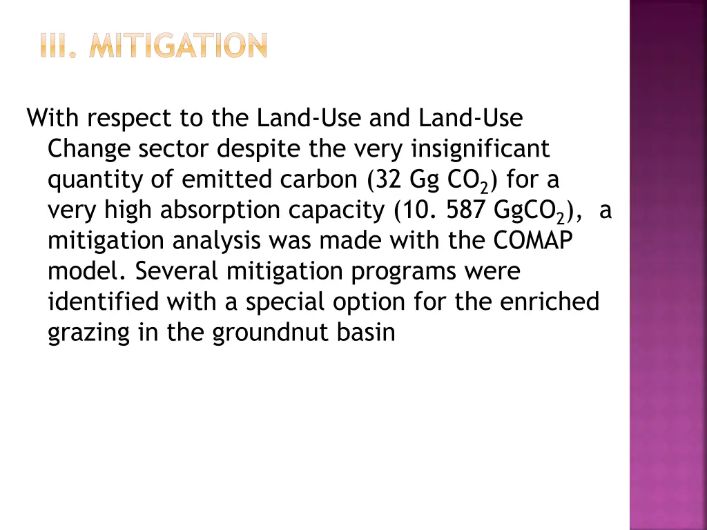 iii mitigation 5